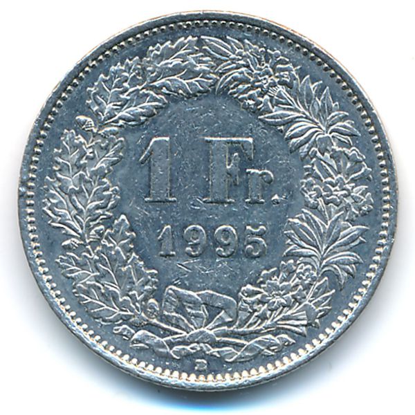 Швейцария, 1 франк (1995 г.)