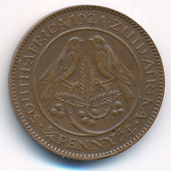 ЮАР, 1/4 пенни (1924 г.)