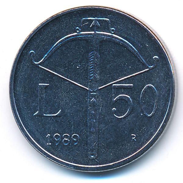 Сан-Марино, 50 лир (1989 г.)
