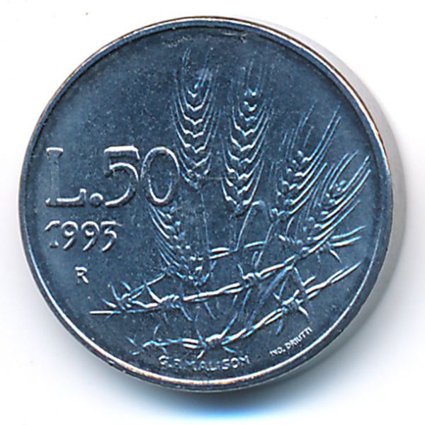 Сан-Марино, 50 лир (1993 г.)