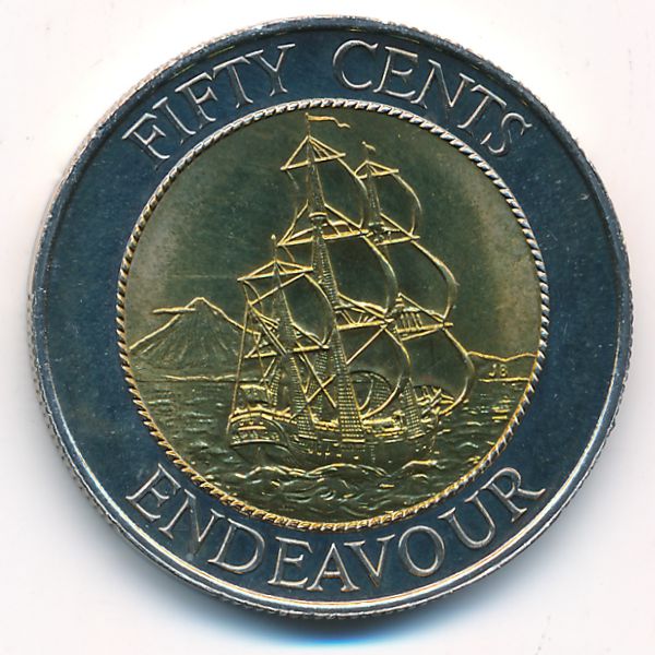 Новая Зеландия, 50 центов (1994 г.)