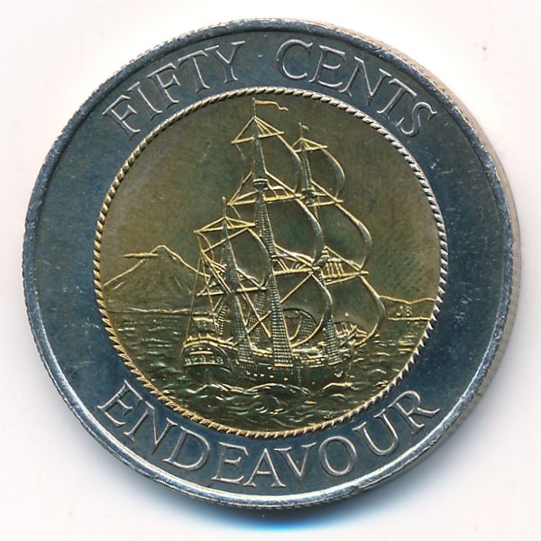 Новая Зеландия, 50 центов (1994 г.)