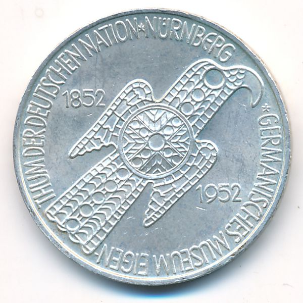 ФРГ, 5 марок (1952 г.)