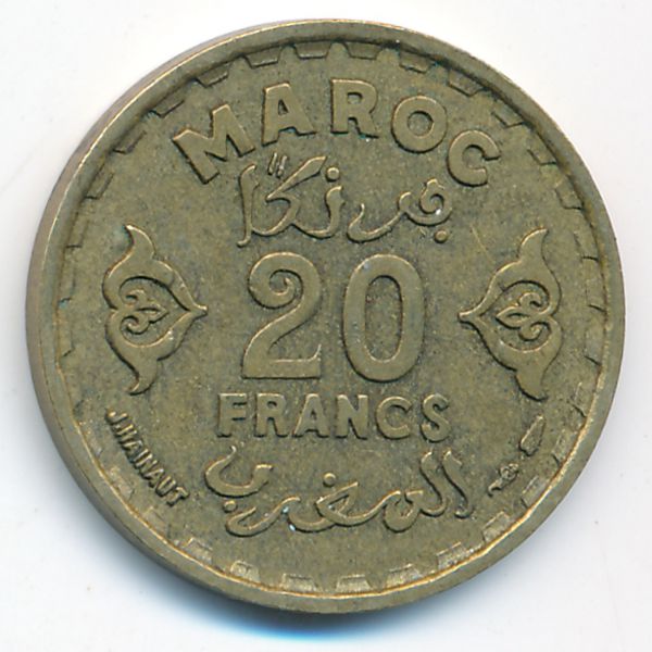 Марокко, 20 франков (1951 г.)