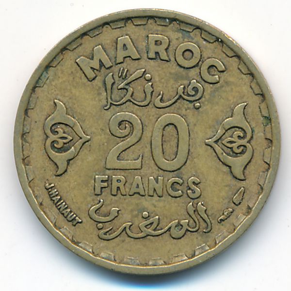Марокко, 20 франков (1951 г.)