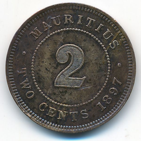 Маврикий, 2 цента (1897 г.)