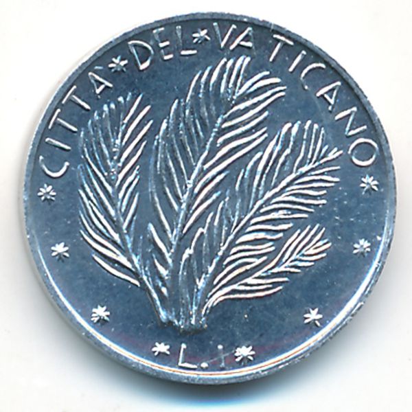 Ватикан, 1 лира (1977 г.)