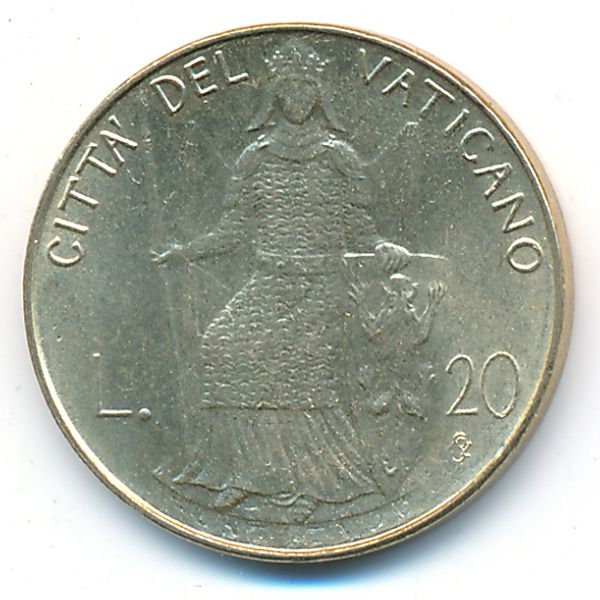 Ватикан, 20 лир (1979 г.)