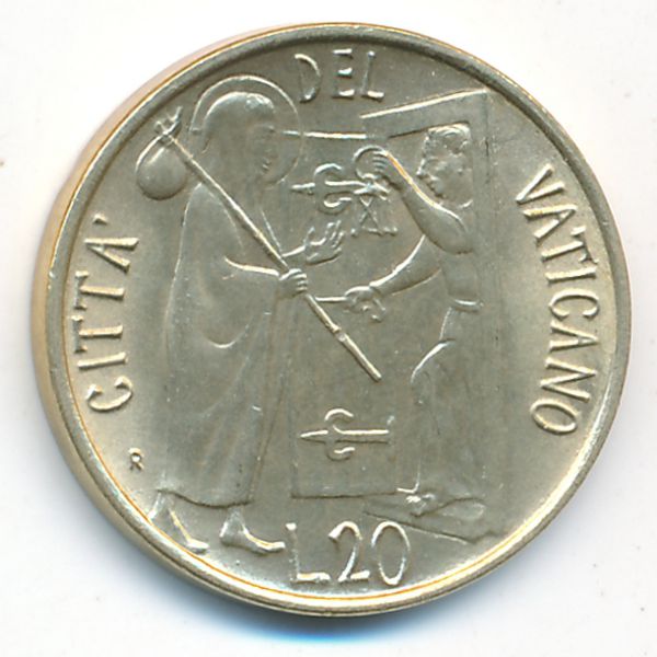 Ватикан, 20 лир (1981 г.)