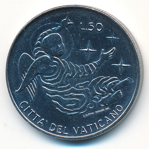 Ватикан, 50 лир (1969 г.)