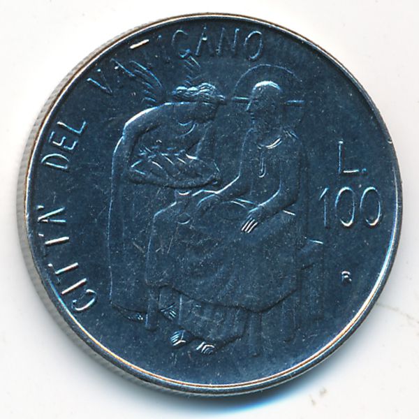 Ватикан, 100 лир (1981 г.)