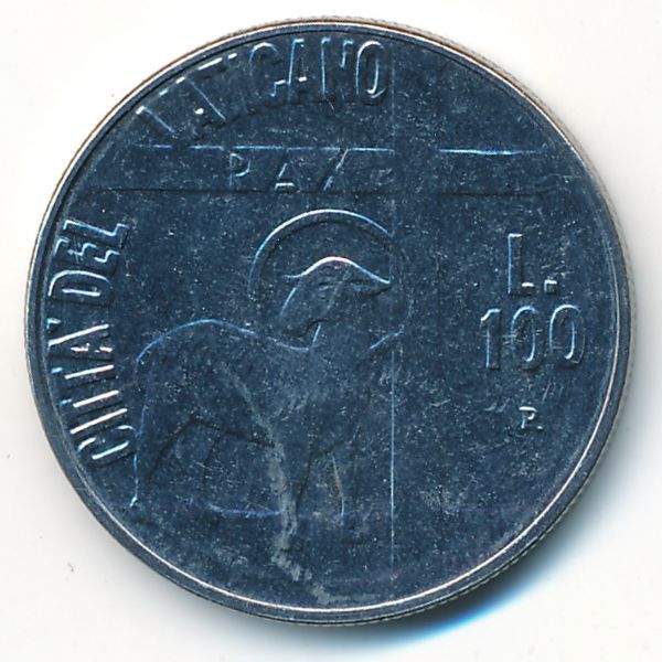 Ватикан, 100 лир (1984 г.)