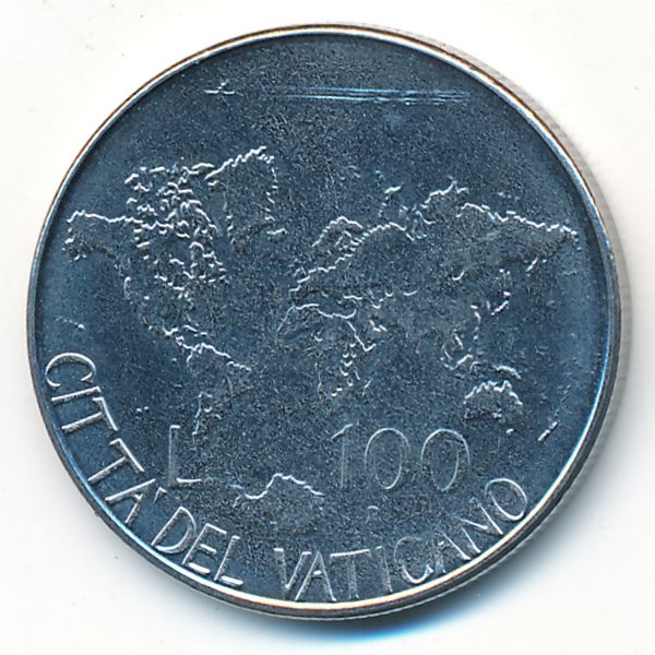 Ватикан, 100 лир (1985 г.)