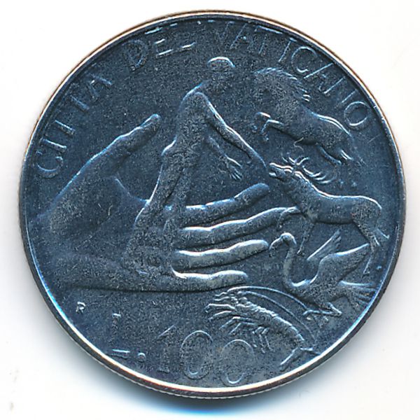 Ватикан, 100 лир (1988 г.)