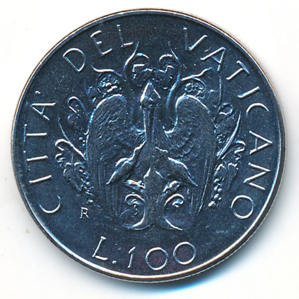 Ватикан, 100 лир (1989 г.)