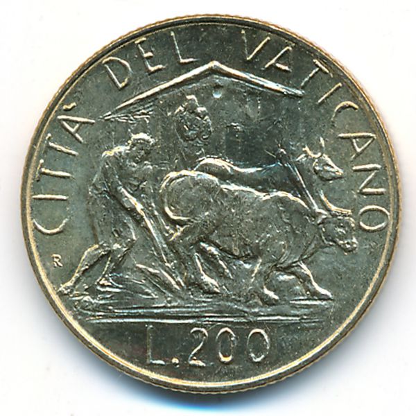 Ватикан, 200 лир (1982 г.)