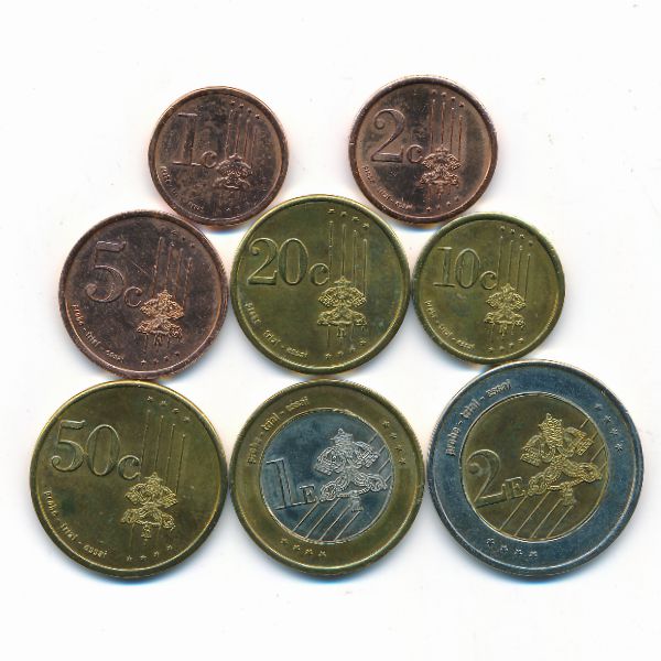 Ватикан, Набор монет (2005 г.)