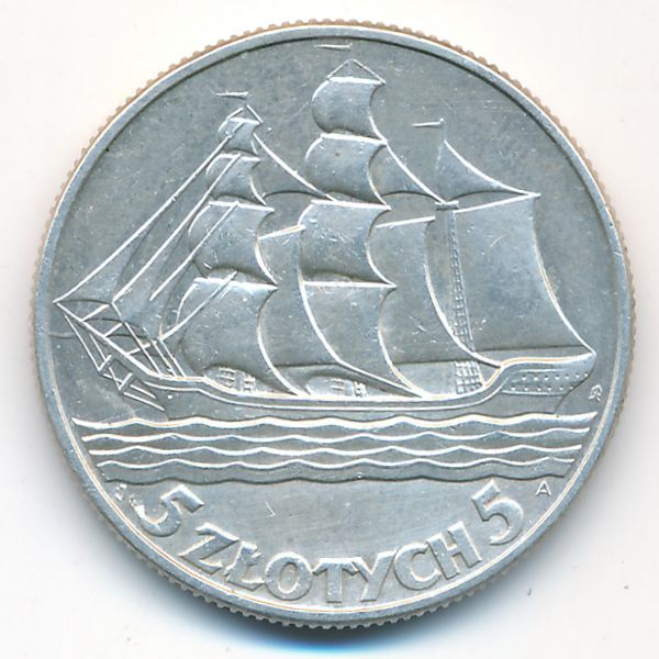 Польша, 5 злотых (1936 г.)