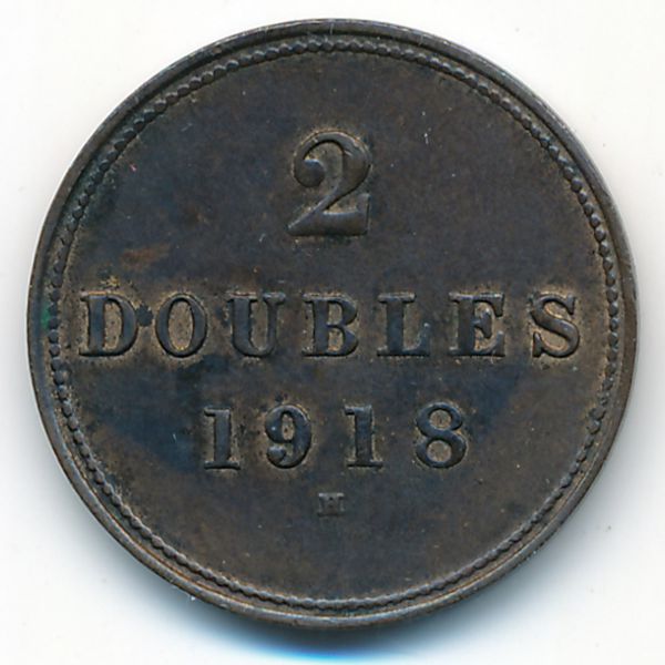 Гернси, 2 дубля (1918 г.)