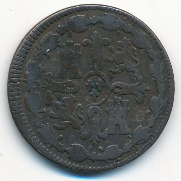 Испания, 8 мараведи (1820 г.)