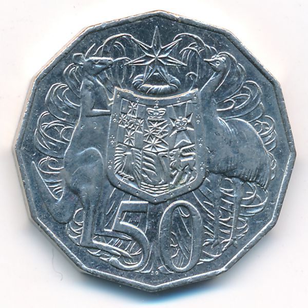 Австралия, 50 центов (2022 г.)