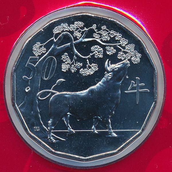 Австралия, 50 центов (2021 г.)