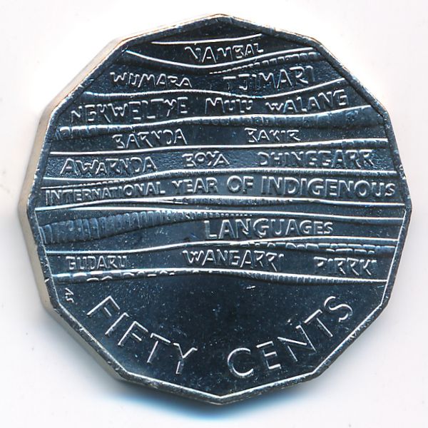 Австралия, 50 центов (2019 г.)