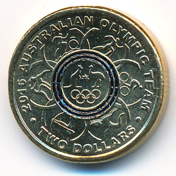 Австралия, 2 доллара (2016 г.)