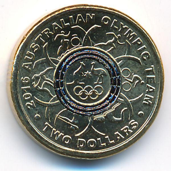 Австралия, 2 доллара (2016 г.)