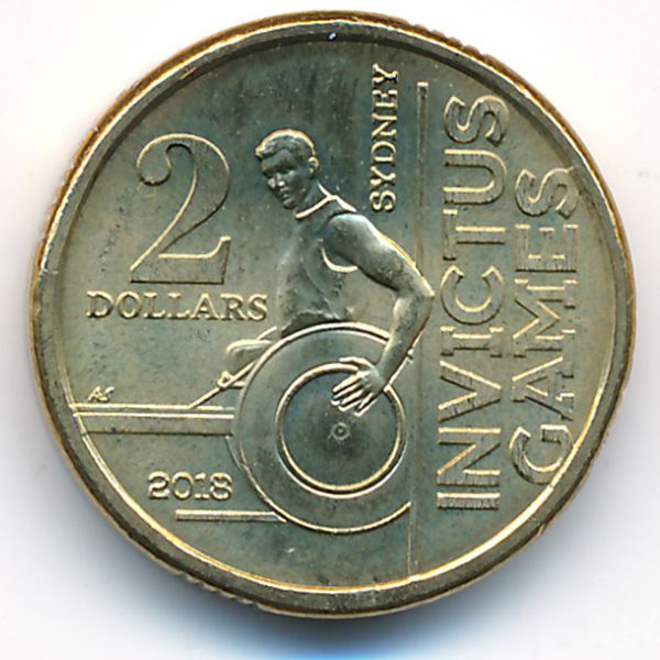Австралия, 2 доллара (2018 г.)