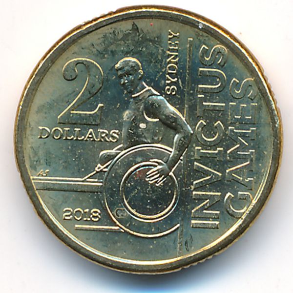 Австралия, 2 доллара (2018 г.)