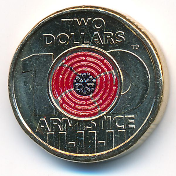 Австралия, 2 доллара (2018 г.)