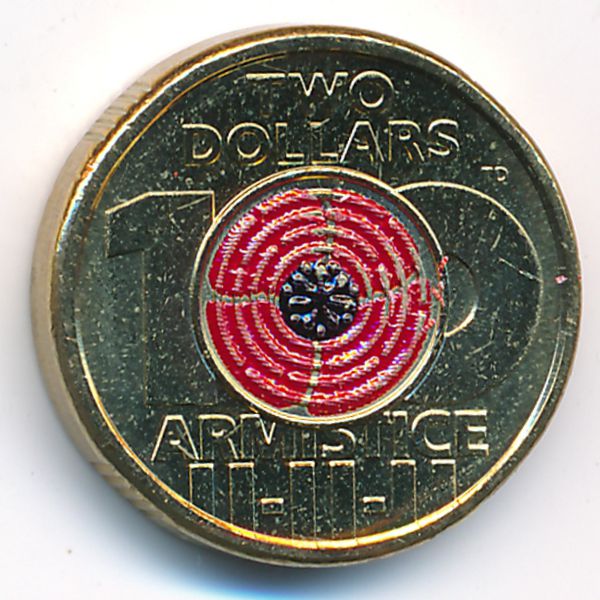 Австралия, 2 доллара (2018 г.)