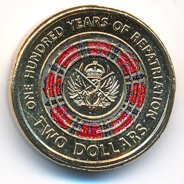 Австралия, 2 доллара (2019 г.)