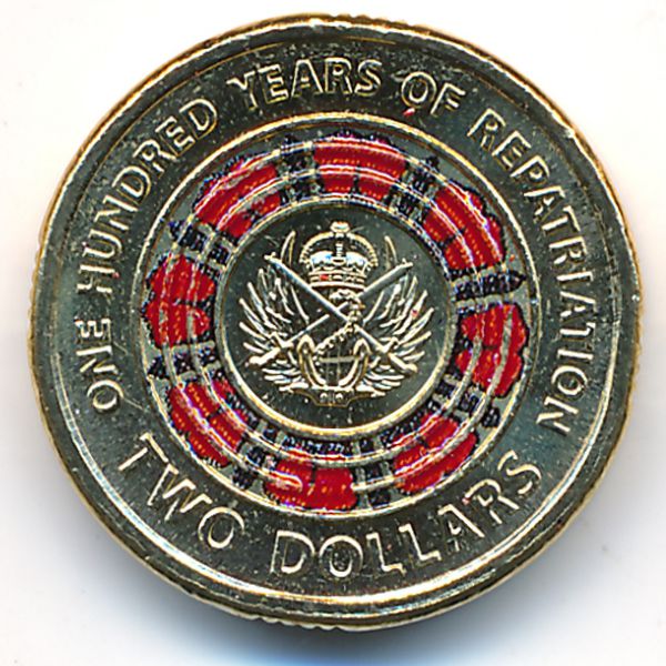 Австралия, 2 доллара (2019 г.)