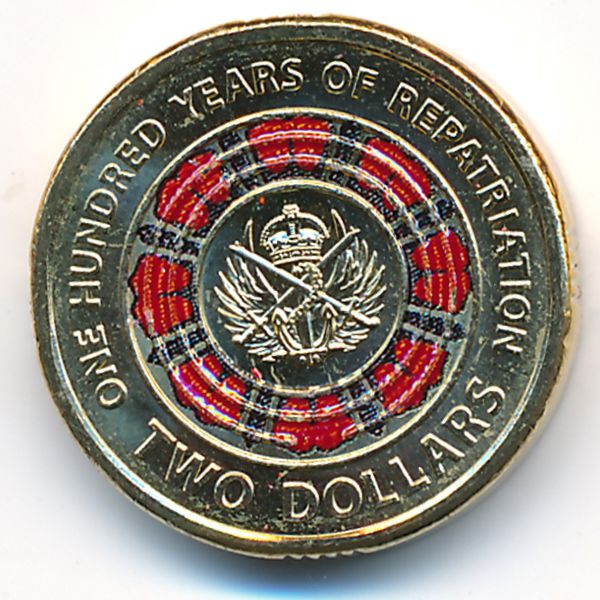 Австралия, 2 доллара (2019 г.)