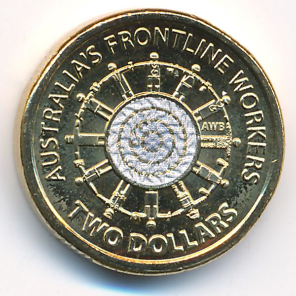 Австралия, 2 доллара (2022 г.)