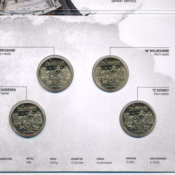 Австралия, Набор монет (2019 г.)