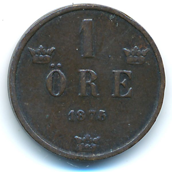 Швеция, 1 эре (1875 г.)
