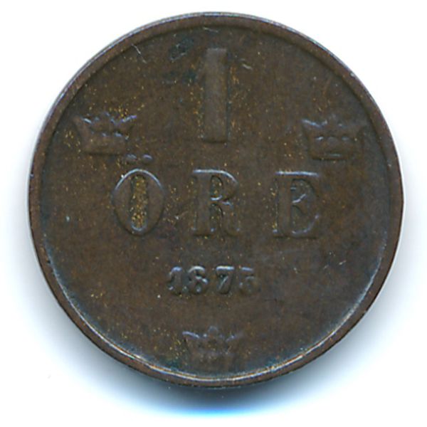 Швеция, 1 эре (1875 г.)