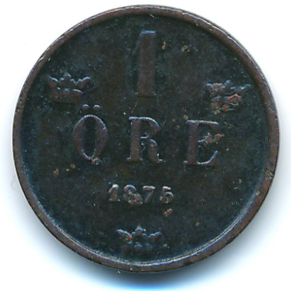 Швеция, 1 эре (1875 г.)