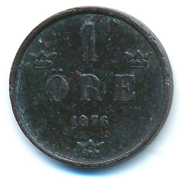 Швеция, 1 эре (1876 г.)