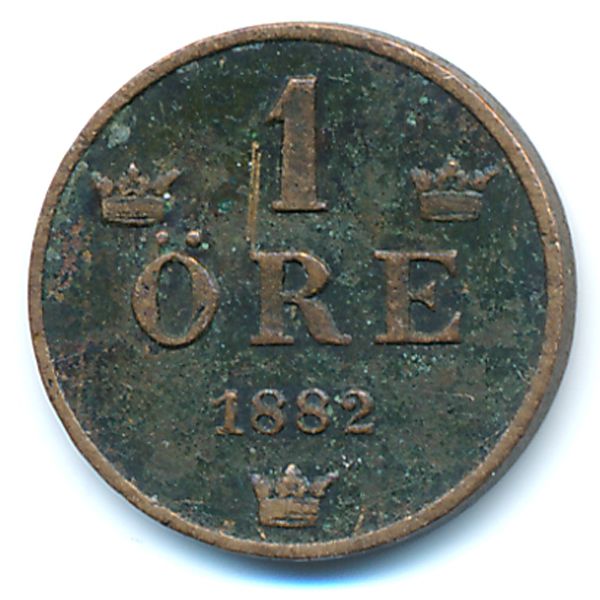 Швеция, 1 эре (1882 г.)