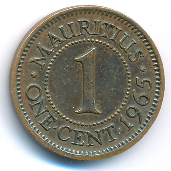 Маврикий, 1 цент (1965 г.)