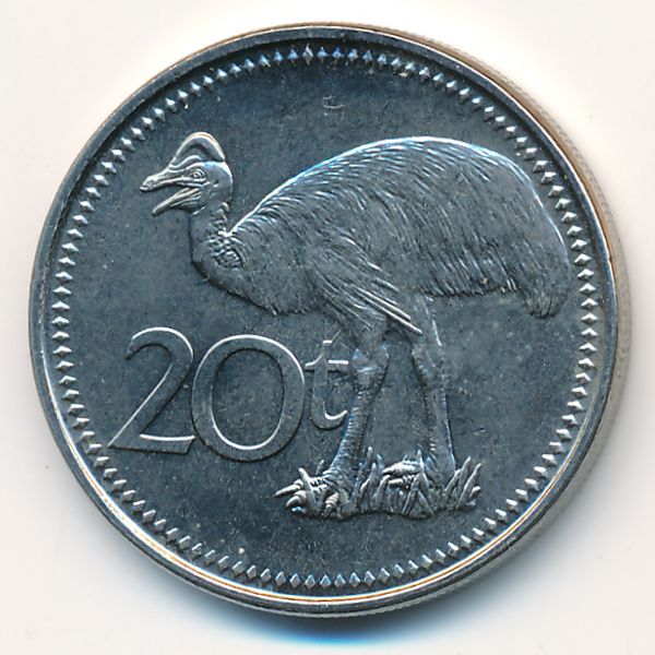 Папуа - Новая Гвинея, 20 тоа (2005 г.)