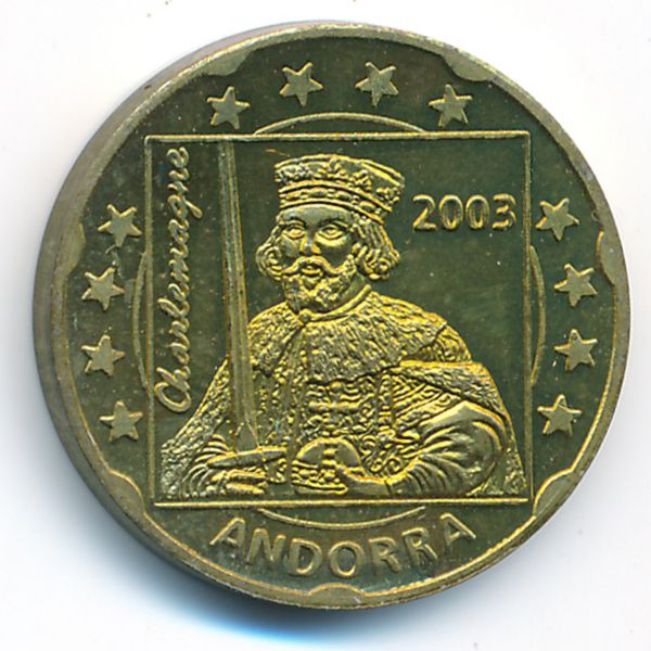 Андорра, 20 евроцентов (2003 г.)
