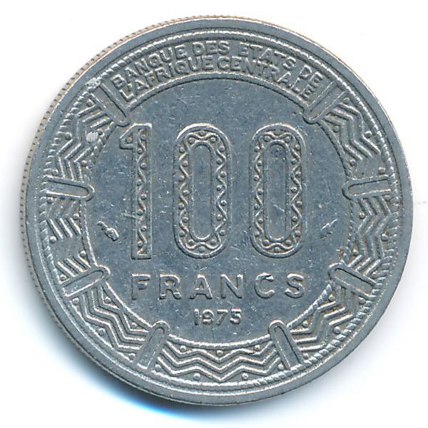 Чад, 100 франков (1975 г.)