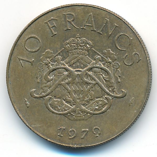 Монако, 10 франков (1979 г.)