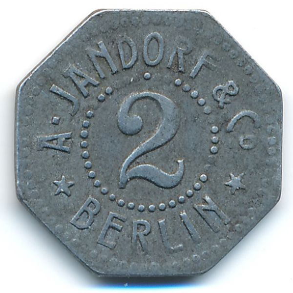 Берлин., 2 пфеннига