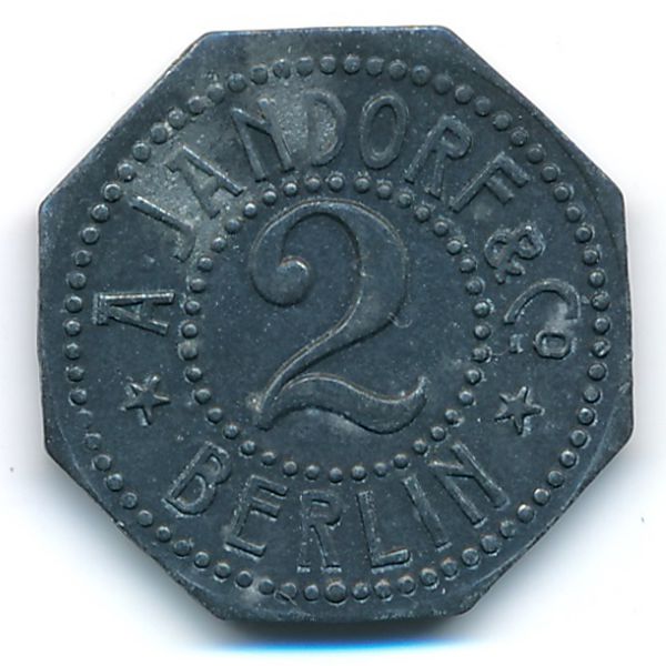 Берлин., 2 пфеннига